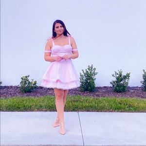 Pink ballerina dress